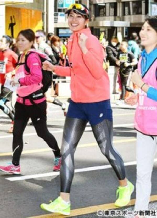 東京マラソン 神スイング 稲村亜美 走りでも神フォーム見せた 2017年2月27日 エキサイトニュース