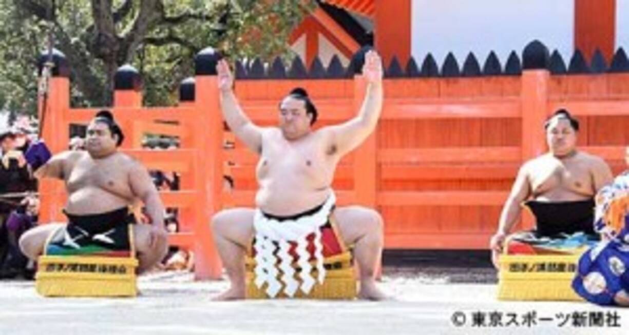 新横綱稀勢の里 住吉大社で奉納土俵入り 感激しています 17年3月4日 エキサイトニュース