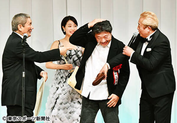 映画大賞 たけし 斉藤由貴の代役是枝監督にスリッパの洗礼 2018年2月26日 エキサイトニュース