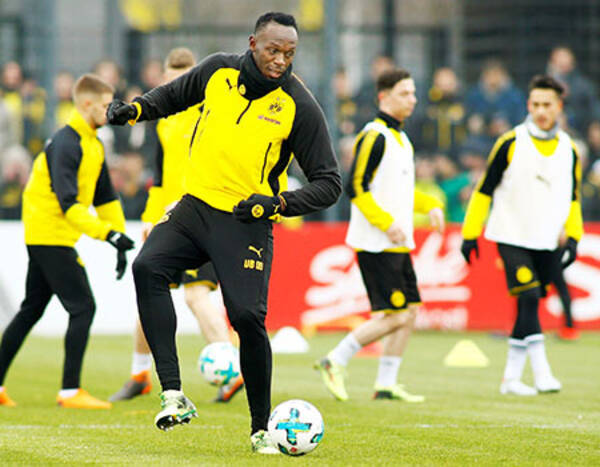 練習初参加のボルト氏 ドルトムント不合格 2018年3月26日 エキサイトニュース