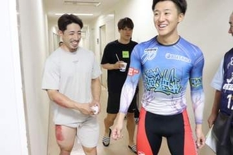【松山競輪・ＧⅠオールスター競輪】新山響平　落車ダメージも…気合で準決へ「ギリギリ勝ち上がれた」