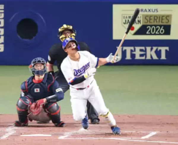 【中日】辻本倫太郎　新設ホームランウイングへ〝プロ初アーチ〟　本拠地アーチ大幅増の予感