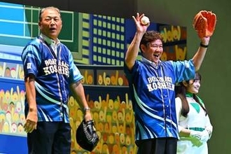 【戸田ボート・ＧⅡボートレース甲子園】元巨人の斎藤雅樹氏と村田真一氏が始球式＆トークショー