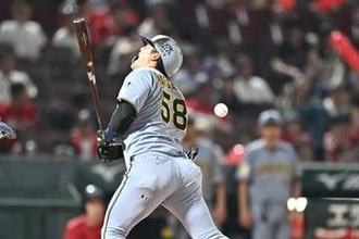 【阪神】前川右京が右肩甲骨骨折で無念の戦線離脱　前夜の広島戦で死球を受け途中交代