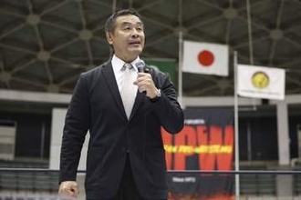 【新日本】前石川県知事の馳浩氏が来場し復帰を示唆　「鍛え直しておりますので、近いうちにまたリングでお会いしましょう」