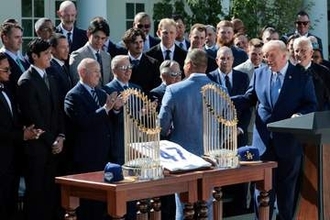 「大谷翔平はアメージングだ」トランプ大統領がベタ褒め！　ホワイトハウスを表敬訪問