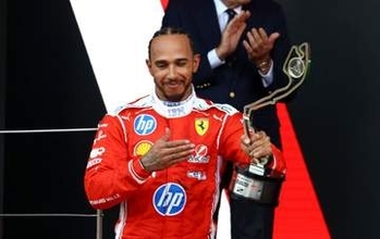 【Ｆ１】ハミルトンが恋人キム・カーダシアンの熱いサポートを絶賛「本当に素晴らしい」