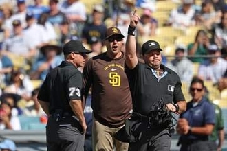 【ＭＬＢ】ドジャース戦でパドレスが〝暴発〟！　監督ら３球で退場「いら立ちが表面化」