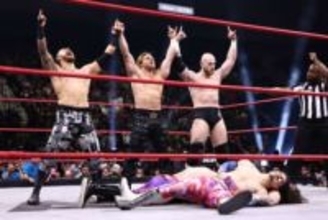 【ＡＥＷ】元新日本プロレスのフインレー＆ゲイブ＆コナーズが初陣で圧勝！「ザ・ドッグス」発進