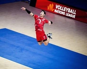 【バレーボール】日本がＶＮＬ初戦で快勝　２季ぶり復帰の西田有志が１３得点「まずは１勝目」