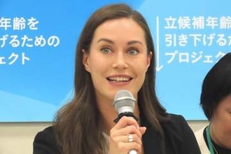 34歳で就任 フィンランド元首相サンナ・マリン氏　各党代表者が出席した講演で「政治というのは非常に激しい残酷なゲーム」