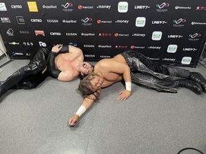 【ノア】タッグＬに特大ラダー投入もＯＺＡＷＡ、タダスケ組が敗北「ちゃんと押さえてなきゃ危ないだろ！」