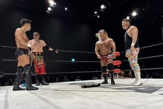 【ＧＬＥＡＴ】石田凱士＆ＫＡＺＭＡがＶ５　河上＆ストームの挑戦受諾「決別マッチや」
