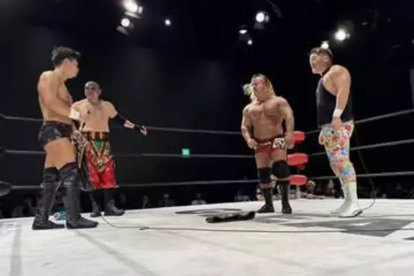 【ＧＬＥＡＴ】石田凱士＆ＫＡＺＭＡがＶ５　河上＆ストームの挑戦受諾「決別マッチや」