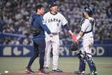 「【侍ジャパン】巨人・大勢が９回に緊急降板　宮城好投＆佐藤輝の豪快弾で快勝も…また救援陣に不安」の画像1