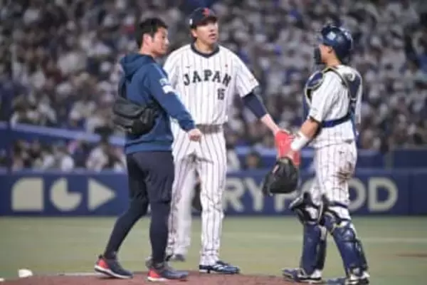 【侍ジャパン】巨人・大勢が９回に緊急降板　宮城好投＆佐藤輝の豪快弾で快勝も…また救援陣に不安