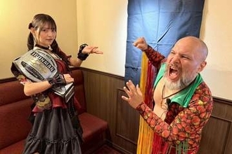 【DDT】王者・上坂すみれ　アントーニオ本多の襲撃を魔法で防ぐ「末広町から魔界に堕ちるのです」