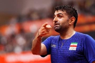 【卓球】張本智和から金星のイラン選手 〝グレー〟なサーブの指摘にも「日頃から話し合っている」