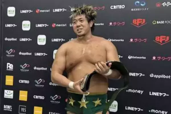 「【ノア】稲村愛輝　19歳・鶴屋浩斗を正面粉砕！「真っすぐプロレスに向かう姿、本当に素晴らしい」」の画像