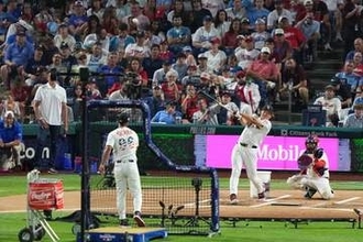 【ＭＬＢ】村上宗隆　初出場のＨＲダービー１ラウンド９本で敗退「めちゃくちゃ緊張した」