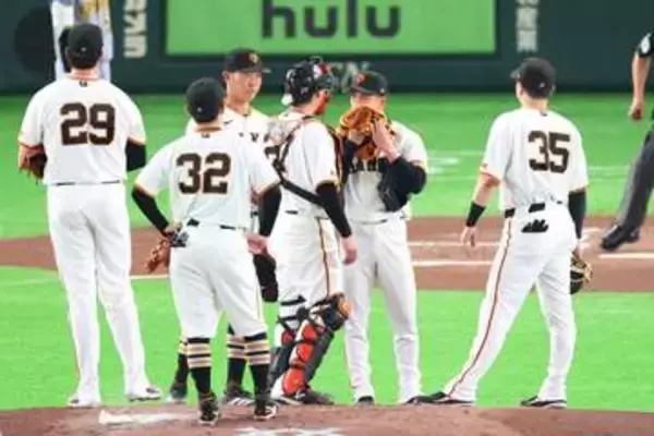 「【巨人】ドラ３・山城京平が「虎の尾」踏む２死球　大ブーイング浴び逆転許す」の画像