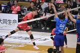 「【バレーボール】サントリー vs 大阪Ｂ戦のＳＶリーグ男子決勝　横浜アリーナに約１万人が来場！」の画像1