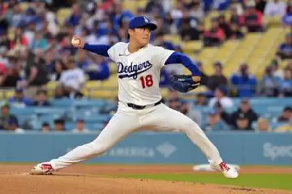 【ドジャース】山本由伸は５回５安打４失点…６試合連続ＱＳならず　判定に泣かされ４四球
