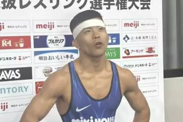 【レスリング】文田健一郎　娘の声援を力にロサンゼルス五輪へ「どんな大会でも一番になりたい」