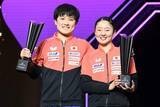 「【卓球】きょうだいＶの張本智和＆美和　今後は「一緒に優勝できるように」智和は焼肉が苦手と告白」の画像1