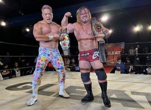 【ＧＬＥＡＴ】河上隆一＆ストームがタッグ王座奪取！「なんとか、とれて、メチャクチャうれしいです」