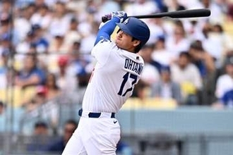 大谷翔平　左ヒザ炎症も全力疾走　日米通算３５０号直後もハッスルプレー