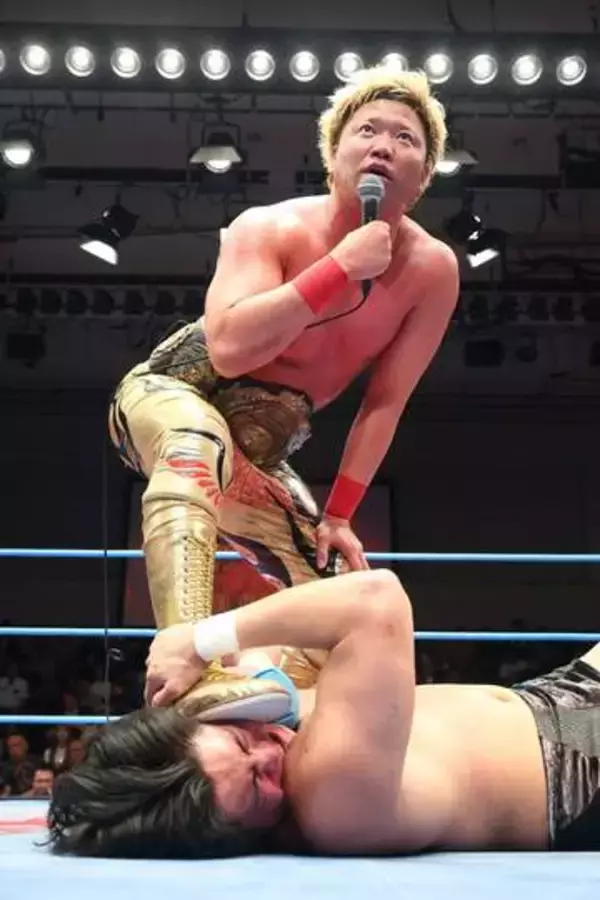 【全日本】３冠王者・宮原健斗　次期挑戦者・安齊勇馬を〝失神ＫＯ〟「世界一カッコいい顔が台無しだな」