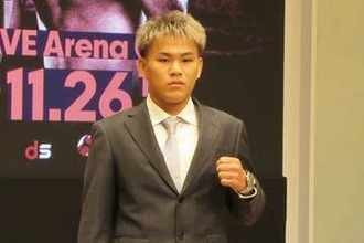 〝ザ・キング〟藤木勇我が不敵な笑み　プロ３戦目は11・26ＷＢＣユース王座戦「僕が倒しますけど」