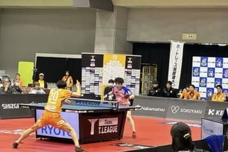 【浜名湖ボート】卓球Ｔリーグ公式戦を場内で開催「お互いの競技を知ってもらうきっかけになれば…」