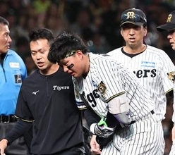 【阪神】森下翔太　死球受けた左前腕部は「打撲」…最悪の事態は回避か