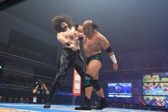 【新日本・Ｇ１】ＨＥＮＡＲＥがＯＳＫＡＲを豪快に沈め３勝目　「常に謙虚でいろ」と助言送る余裕も
