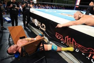 【新日本・Ｇ１】ボルチン・オレッグがオーカーンに痛恨の４敗目　リングアウト負けでＡブロック突破ならず