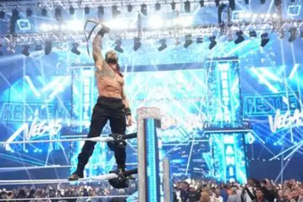 【ＷＷＥ】ローマン・レインズがＣＭパンクとの死闘制し世界王座奪取！「夏中、俺を見ることになる」