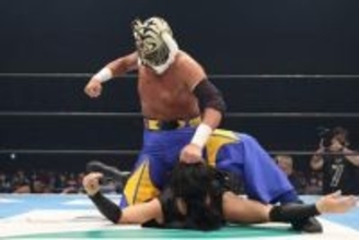 【新日本】タイガーマスクが覆面はぎ取られ激高！　DOUKIとのJr.王座戦はランバージャック戦に
