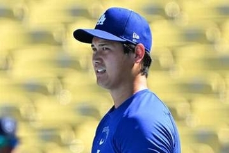 【ドジャース】衝撃！大谷翔平 左ヒザ違和感で登板回避＆球宴欠場「ヒザにサポーター姿」