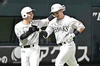 【ソフトバンク】４番・栗原陵矢　３番・近藤健介の２発６打点に本音「先打たしてくださいよ！」