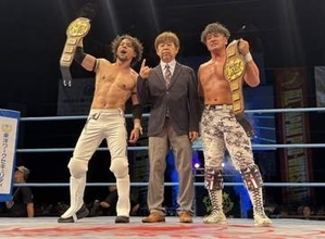 【全日本】むーちゃんせーちゃんがアジアタッグ王座返り咲きで鈴木秀樹＆小藤将太が挑戦表明「にゃー！」