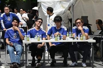 【日本代表】森保一監督の息子２人が大阪のパブリック・ビューイングに登場「一緒に戦っていると感じた」