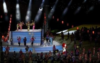 【アジア大会】閉会式のフィナーレに松平健が登場「マツケンサンバ」で盛り上げ　大村秀章知事はトラブルに言及なし