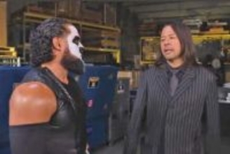 【ＷＷＥ】中邑真輔　控室でテーブルＫＯの悲劇…203cm巨漢タラ・トンガと遺恨マッチへ