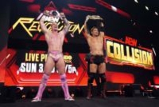 【ＡＥＷ】オカダ・カズチカ＆フレッチャー〝プロトオカダ〟が完勝発進「俺たちは止められない」