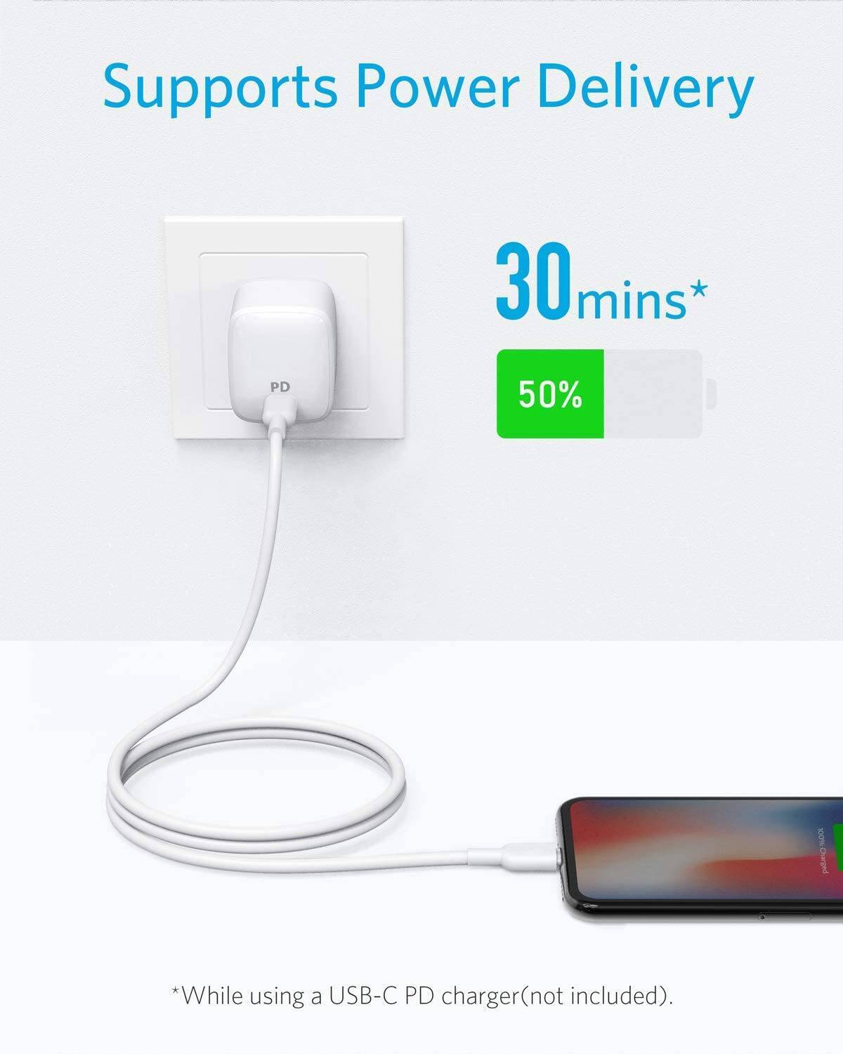 【25%OFF】長さの異なるセット「Anker PowerLine II USB-C & ライトニング ケーブル (3本セット) 」がタイムセール中