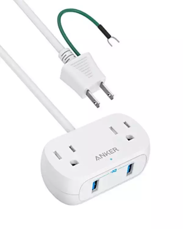 「【20%OFF】電源タップとUSB充電器の1台2役「Anker PowerExtend USB 2 mini」がタイムセール中」の画像