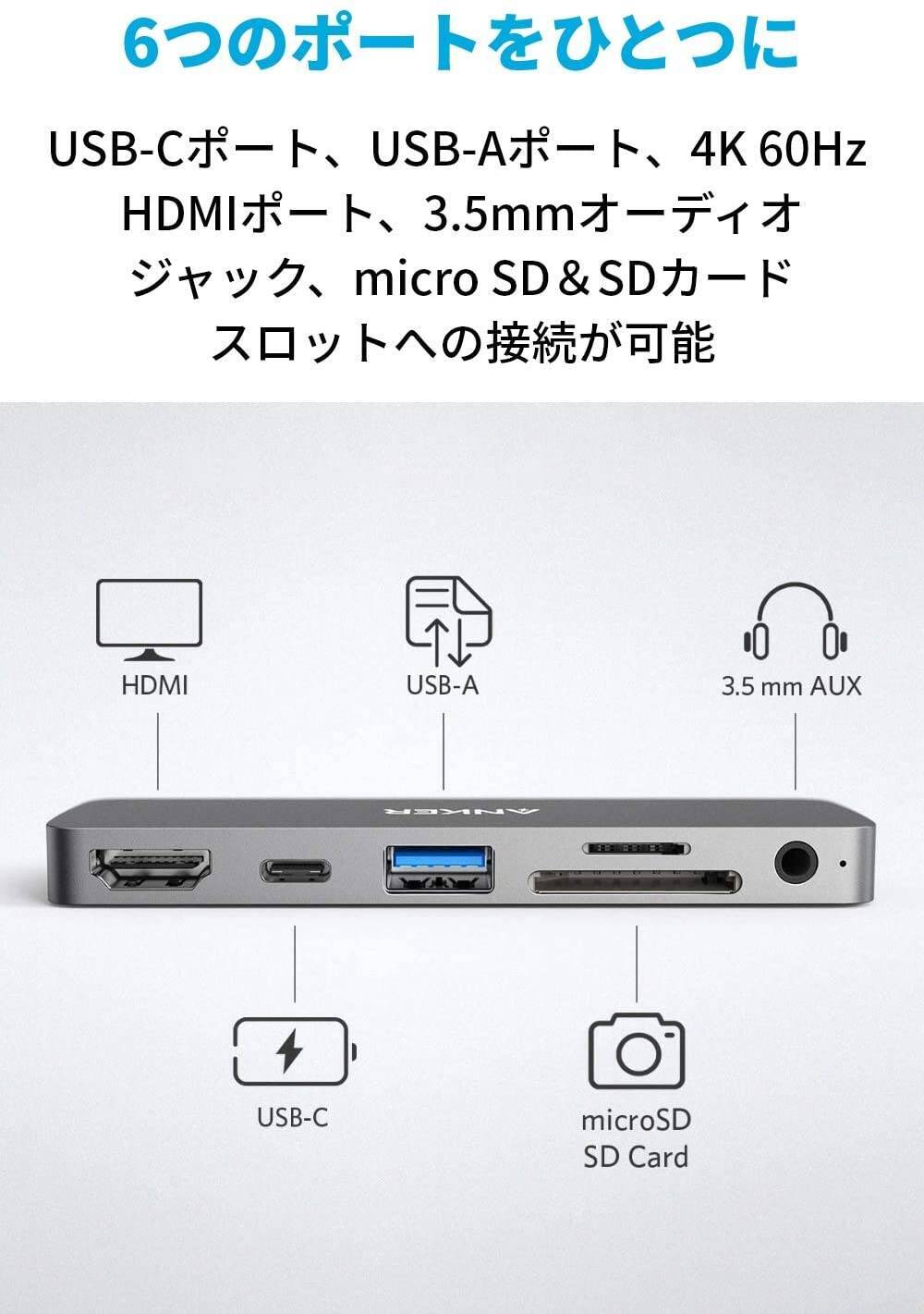 【15%OFF】iPad Pro用メディアハブ「Anker PowerExpand Direct 6-in-1」がタイムセール中