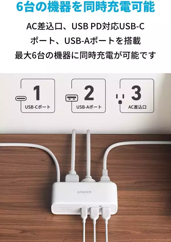 【15%OFF】コンセントと充電ポートの不足を解消〜電源タップ「Anker 521 Power Strip」がタイムセール中